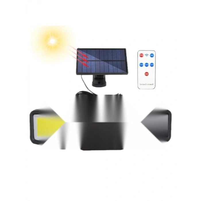 Güneş Enerjili Hareket Sensörlü 171 COB LED Aydınlatma