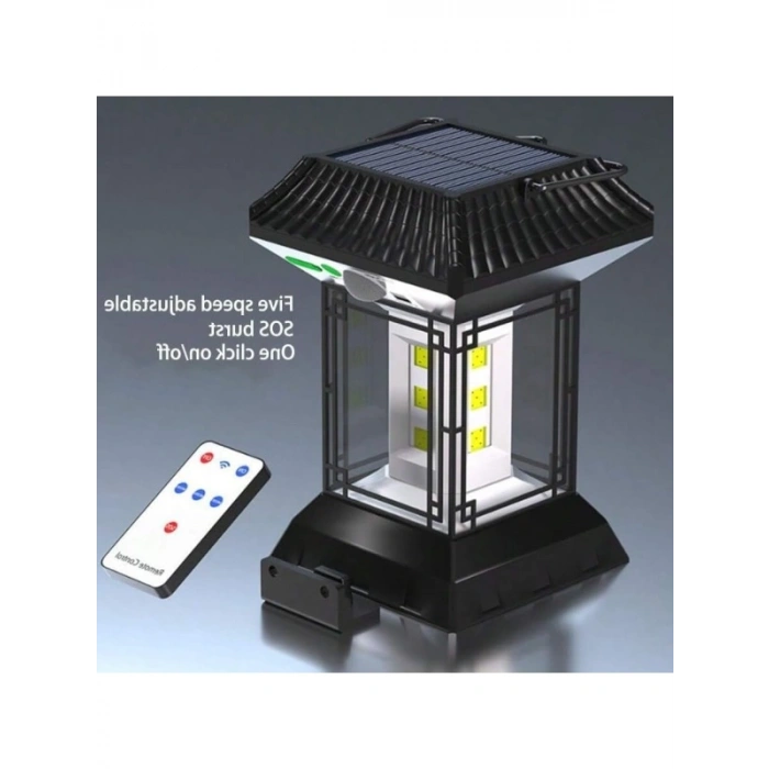 Güneş Enerjili Hareket Sensörlü Uzaktan Kumandalı Dış Mekan Işığı