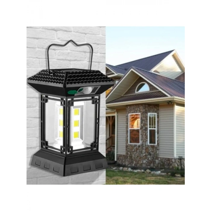 Güneş Enerjili Hareket Sensörlü Uzaktan Kumandalı Dış Mekan Işığı