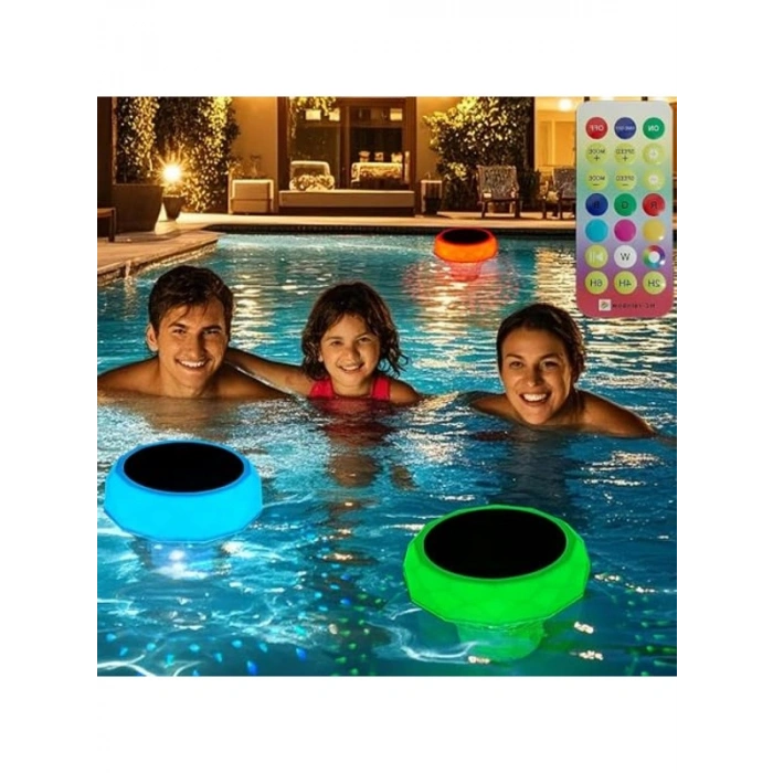 Güneş Enerjili LED Havuz Aydınlatma - 1 Adet, Etkili ve Ekonomik