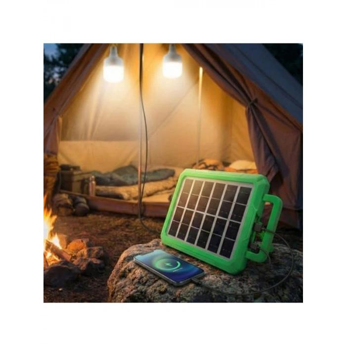 Güneş Enerjili LED Kamp Işığı Seti, Taşınabilir Aydınlatma Çözümü