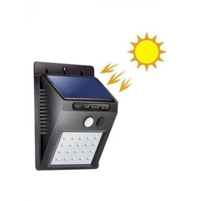 Güneş Enerjili Sensörlü Dekoratif Bahçe Led Işık Lamba