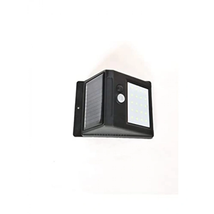 Güneş Enerjili Sensörlü Dış Mekan LED Lamba - 20 LED