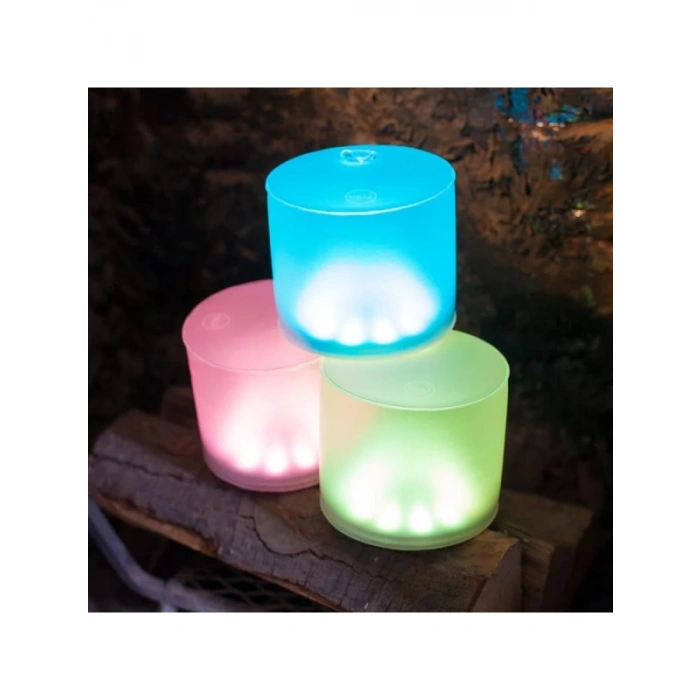 Güneş Enerjili Şişme Aydınlatma - Renkli Tasarım