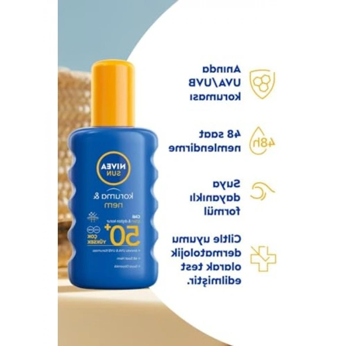 Güneş Koruma Spreyi, SPF 50+, 200 ml, Yoğun Nemlendirici