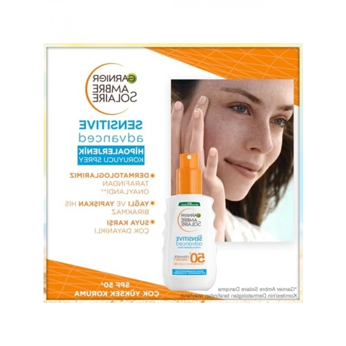 Güneş Koruyucu Sprey, Gkf50+, 200 ml, Hassas Ciltler İçin
