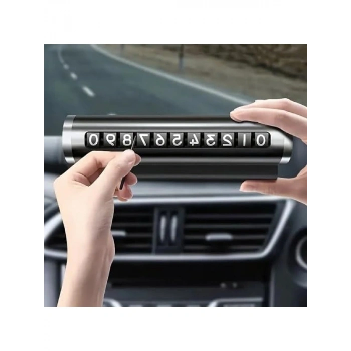 Güneşe Dayanıklı Alüminyum Araç İçi Parkmatik - Çevirmeli Numaratör