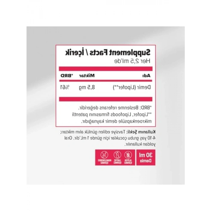 Günlük Kullanıma Uygun Vitamin Takviyesi 30ml