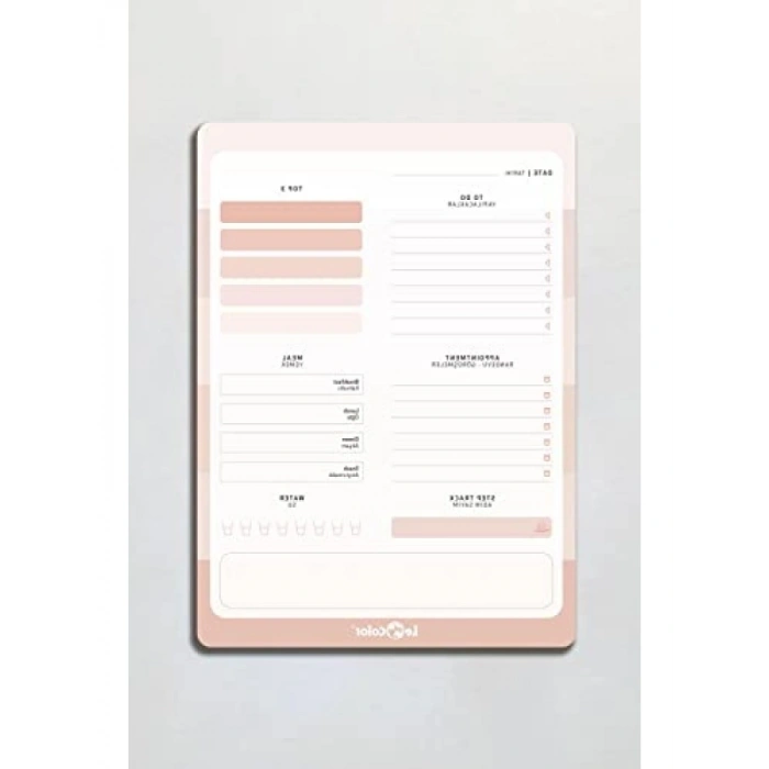 Günlük Planlayıcı Blok - Naturel