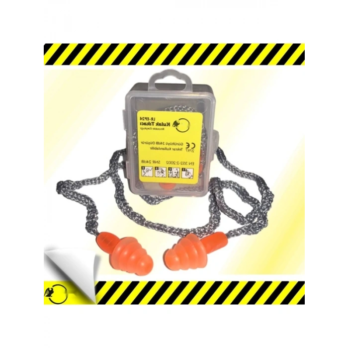 Gürültü Önleyici Kordonlu Kulak Tıkacı