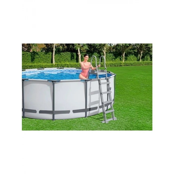 Güvenli Giriş ve Çıkış İçin Katlanabilir Havuz Merdiveni, 1.32 m