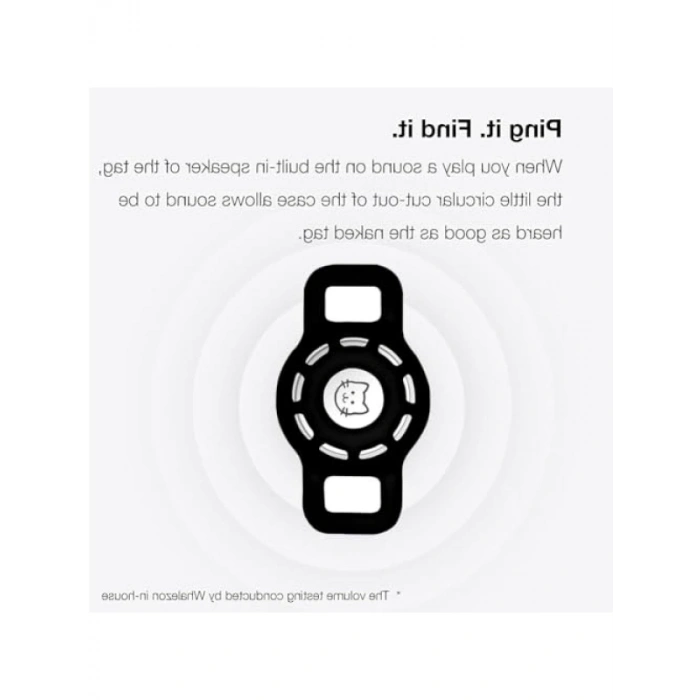 Güvenlik Tokalı Silikon Kedi Tasma Seti (Siyah + Mavi)