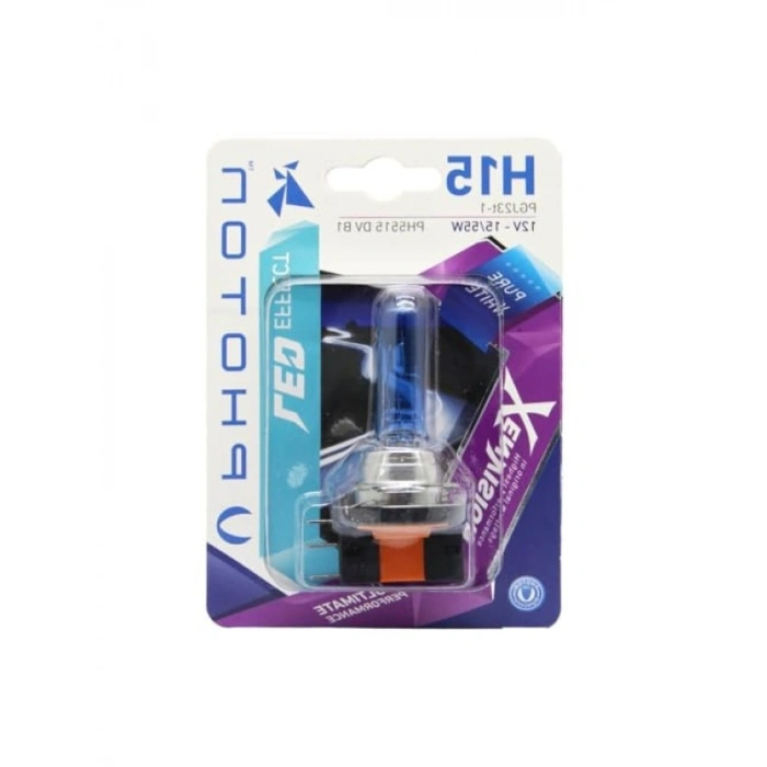 H15 12V 15/55W Xen Vision Ampul - Beyaz Işık 6000K