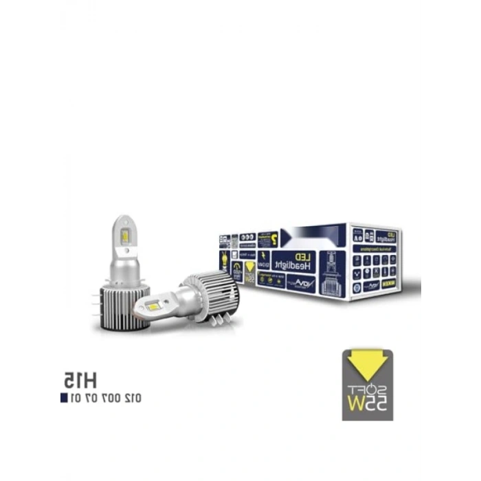 H15 NOVA LED Far Ampulü - Çift Voltaj, Soğutma Gövdesi