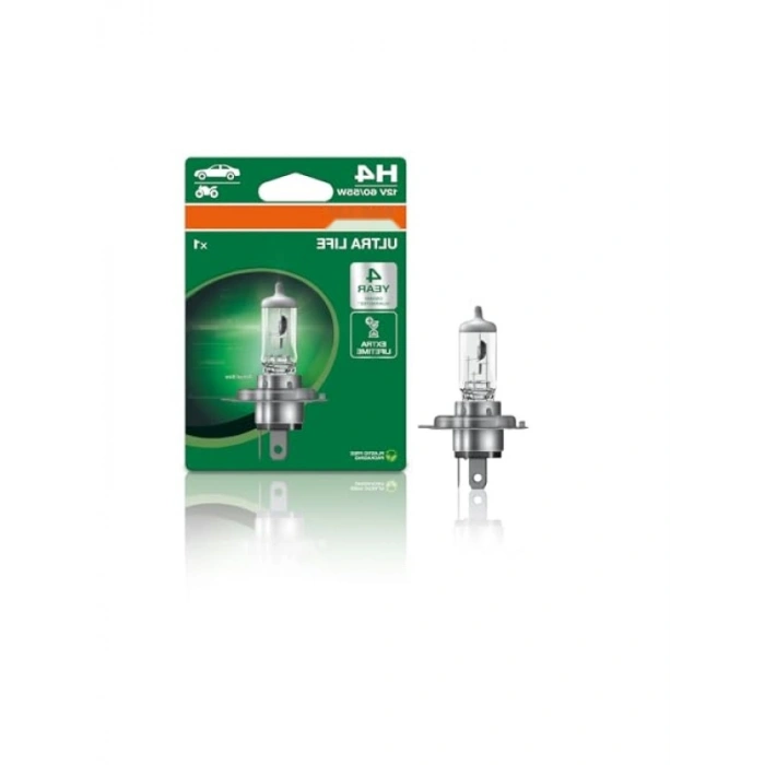 H4 12V 60/55W Ampul - Blister Pakette