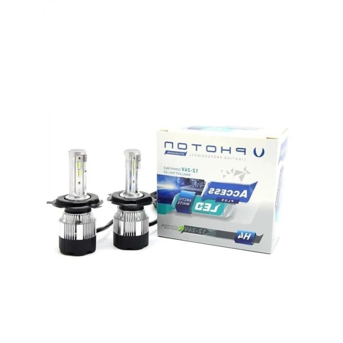 H4 Led Ampul, 12V-24V Araç Farı için