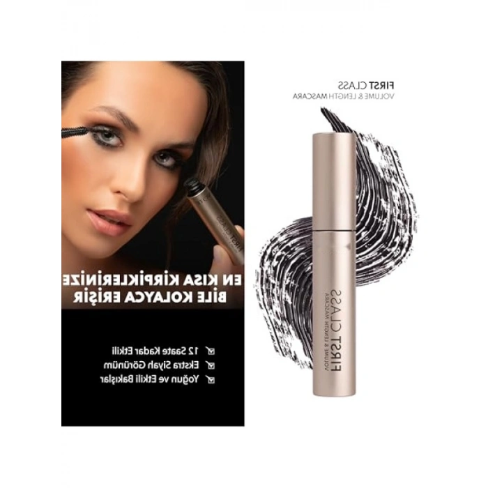 Hacim ve Uzatma Etkili Maskara - Bulaşma Yapmaz