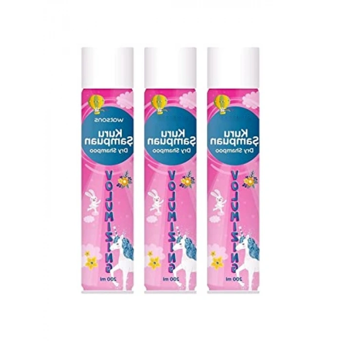 Hacim Verici Kuru Şampuan - 200 ml (3 Adet)