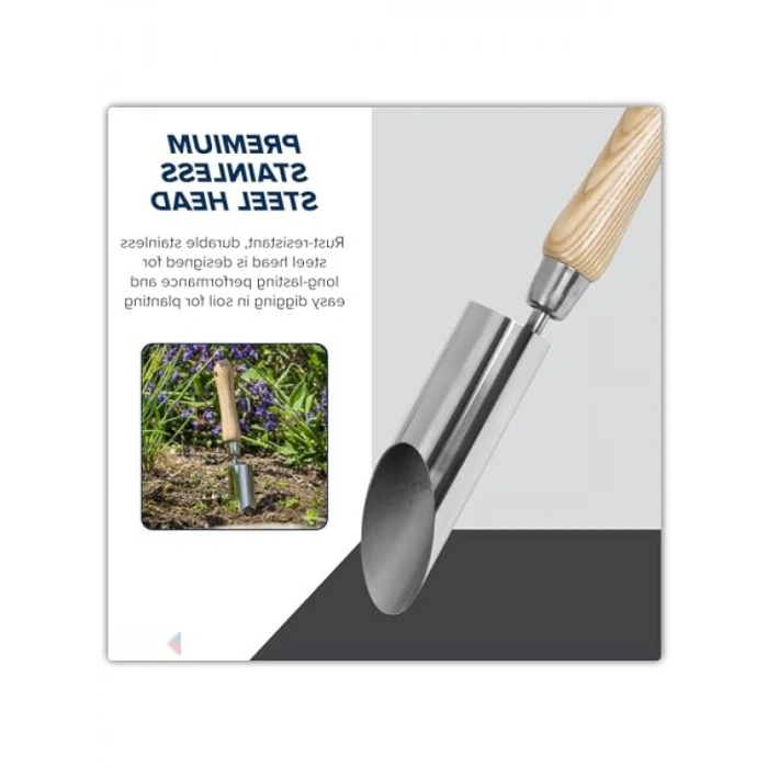 Hafif Dişbudak Saplı Paslanmaz Çelik Saksı Aleti