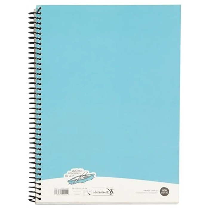 Hafif Kağıt Stickerli Defter - 80 Yaprak, 18.5x25 cm