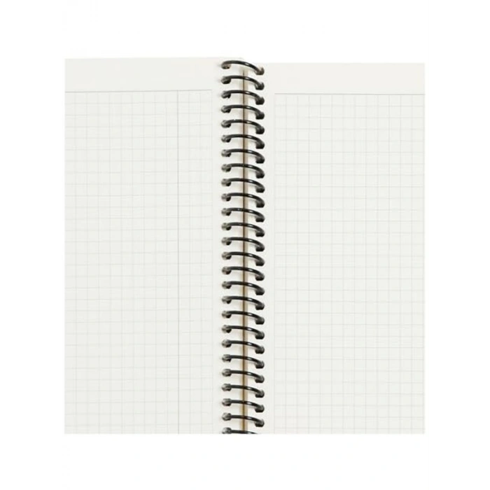 Hafif Kağıt Stickerli Defter, 80 Yaprak Kareli, 18.5x25cm