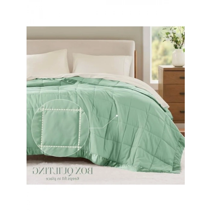 Hafif Mikrofiber Battaniye | Lüks Dikiş ve Saten Bağlama