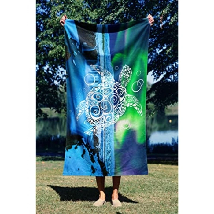 Hafif Plaj Havlusu, Kum Tutmaz, 75x130 ve 90x150 cm Seçenekleri