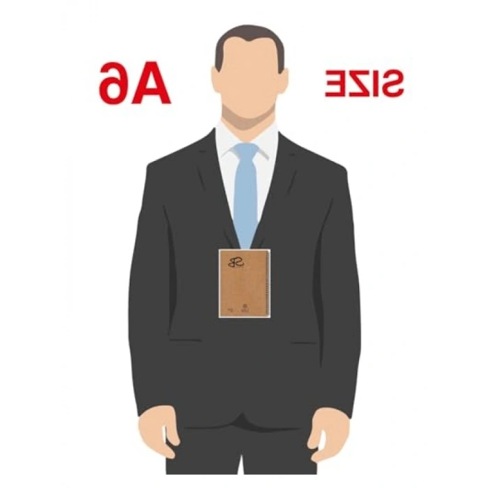 Hafif Spiralli A6 Okul Defteri - Kraft Kapak, 140 Sayfa