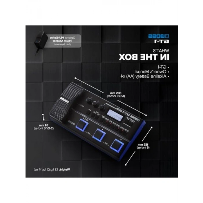 Hafif ve Kompakt Gitar Efekt Pedalı - Çoklu Efekt Özelliği