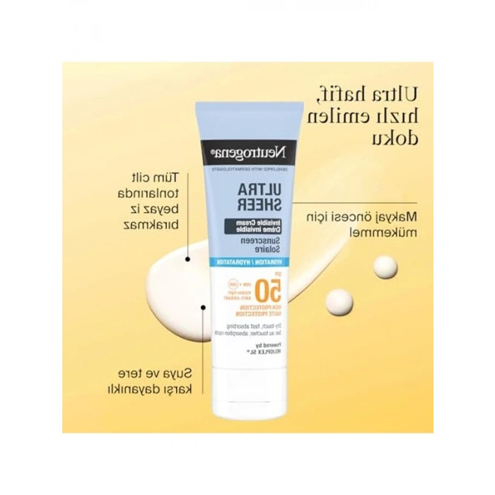 Hafif Yapılı 50 ml Yüz Güneş Kremi - SPF50 ile Güneş Koruması
