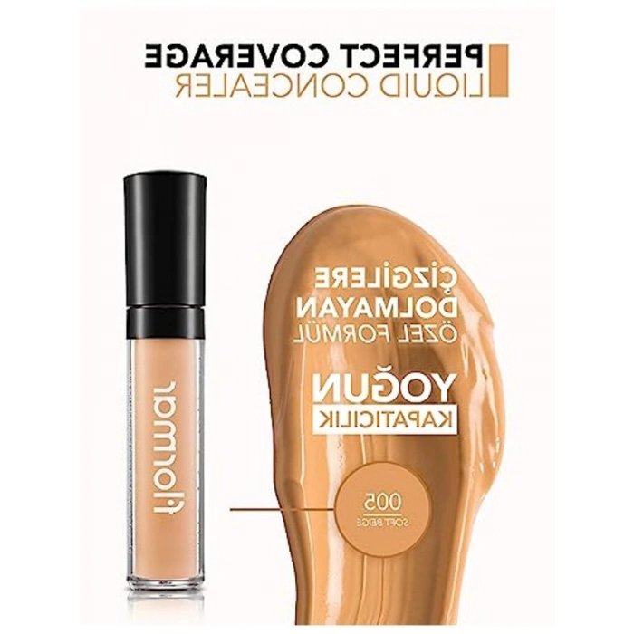 Hafif Yapılı Yarı Mat Bitişli Likit Kapatıcı, 005 SOFT BEIGE