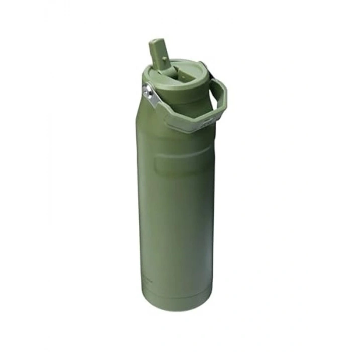 Haki Renkli Pipetli Su Şişesi, 1.06 Litre Kapasite
