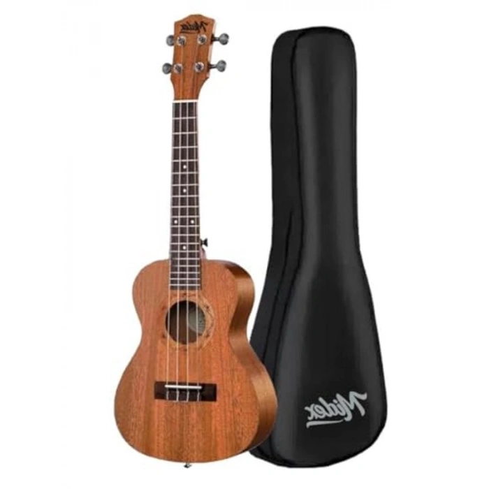 Hakiki Ağaç Tenör Ukulele, Taşıma Çantası ile Set