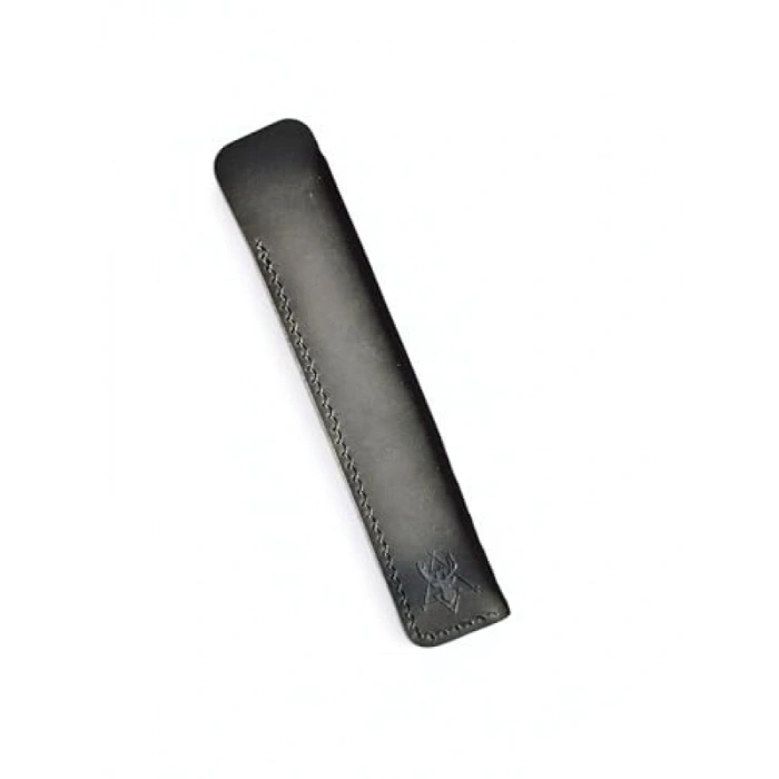 Hakiki Deri Minimal Kalemlik - Siyah