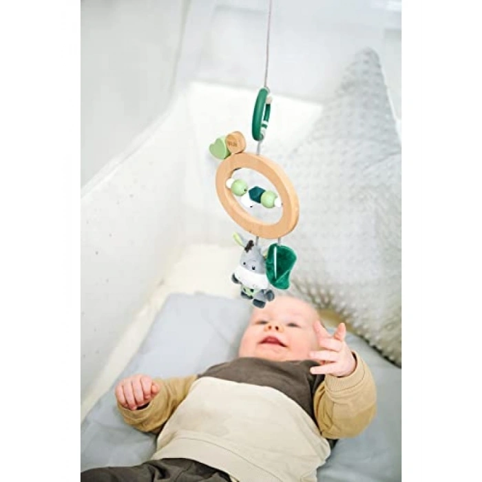 Halkalı ve Çıngıraklı Peluş Eşek Sallamalı Oyuncak