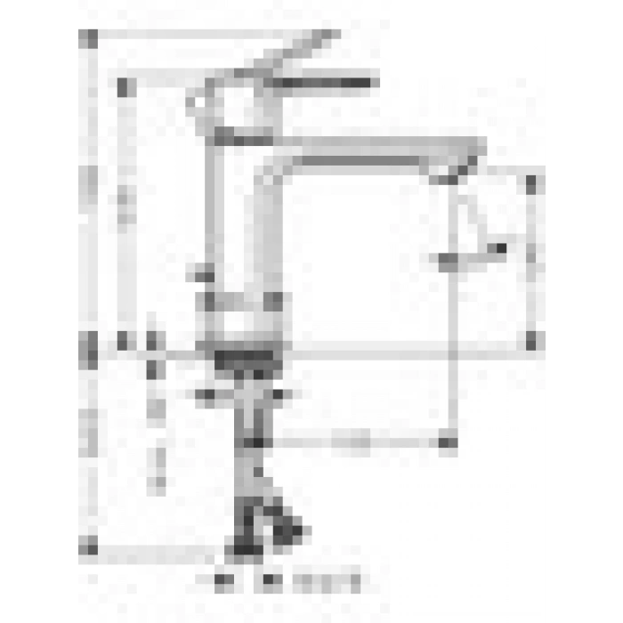Hansgrohe Rebris E Lavabo Bataryası-72557000