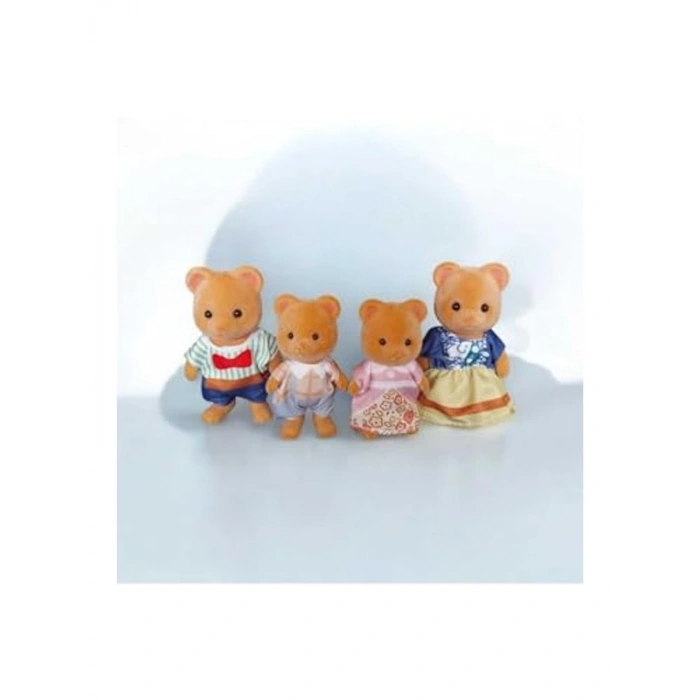Happy Family Ayı Ailesi Figür Seti, 4lü Rol Yapma Oyuncağı