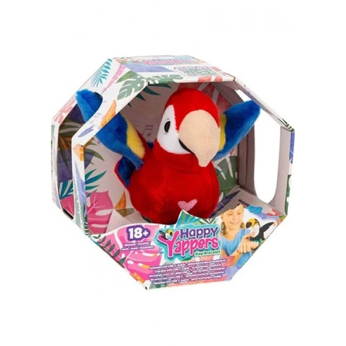 Happy Yappers Slap Bant Red Parrot