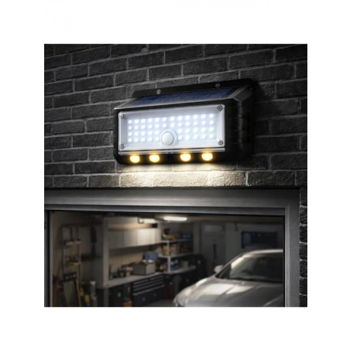 Hareket Sensörlü LED Duvar Lambası, Su Geçirmez ve Çok Modlu