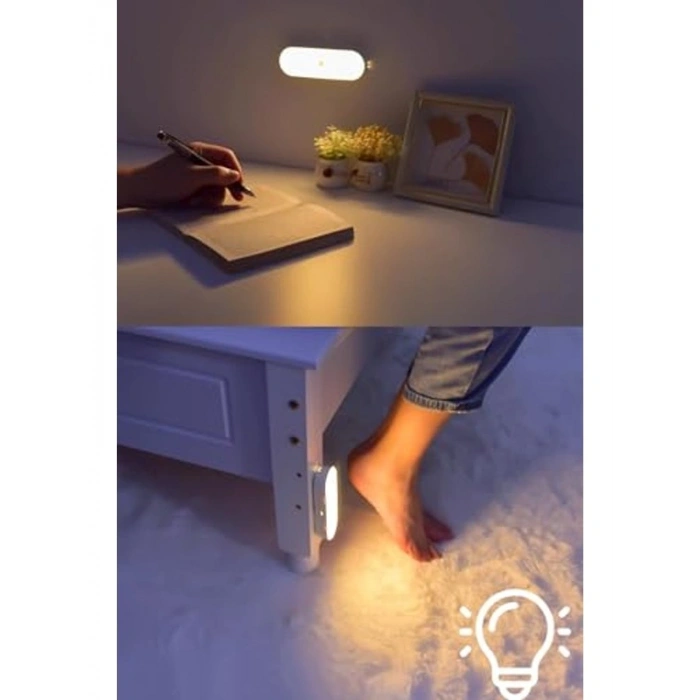 Hareket Sensörlü USB Şarjlı LED Işık, Taşınabilir Lamba