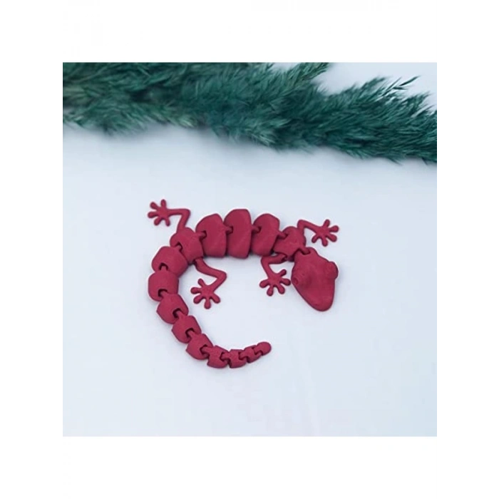 Hareketli Kertenkele Oyuncak - Renkli Eğlenceli Model