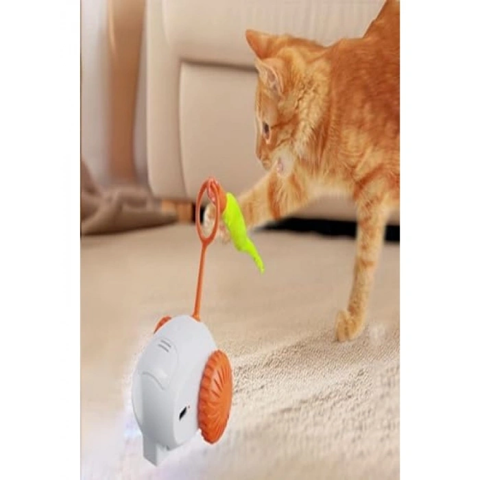 Hareketli Robot Kedi Oyuncağı, İnteraktif Tüylü Araba