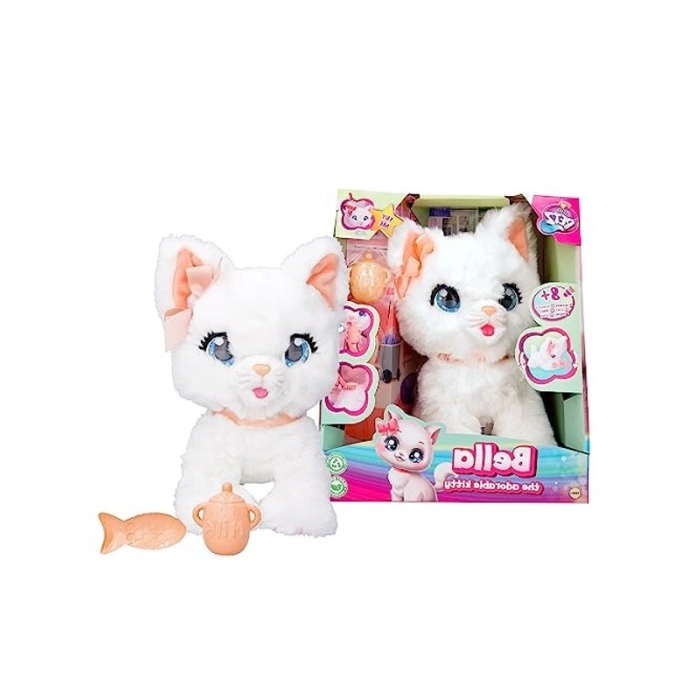 Hareketli ve Sesli Peluş Kedicik Oyuncak, Sevimli Fonk Tasarımı