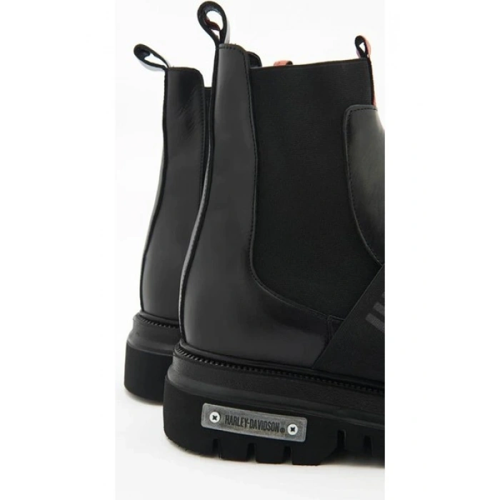 Harley Davidson Polperro 021M100557 Erkek Bot - Siyah