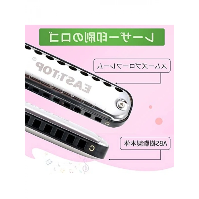 Harmonica ile Müzikal Anlar Yaşayın, T10-1-BK Modeli