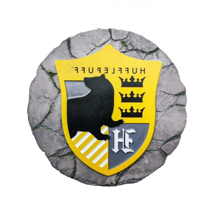 Harry Potter Temalı Bahçe Dekoru - Hufflepuff Basamak Taşı