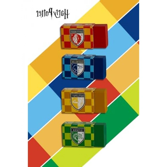 Harry Potter Temalı Damalı Silgi Seti, 4 Parça