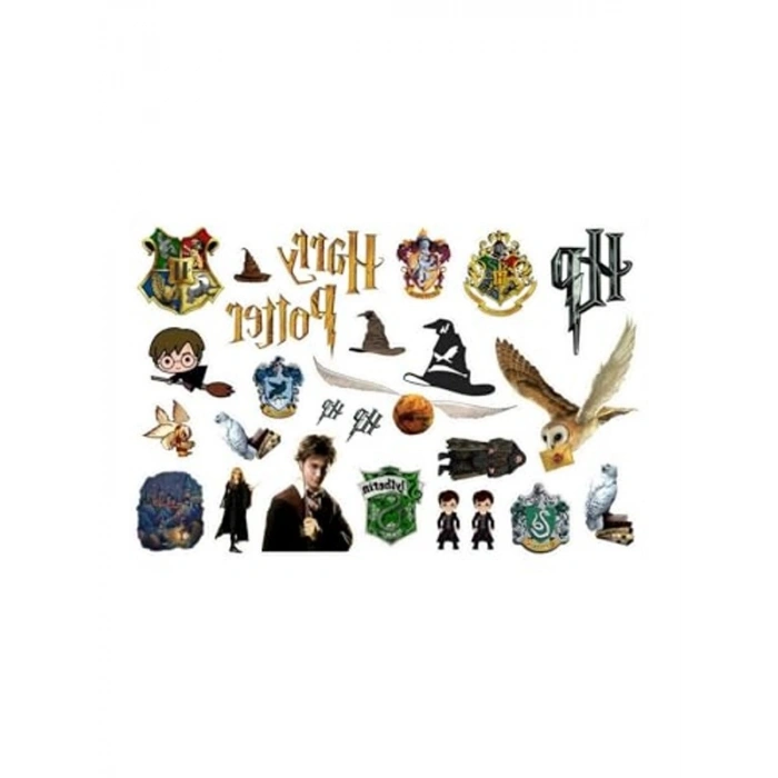Harry Potter Temalı Sticker - 54 Adet, 2-5 cm Arası