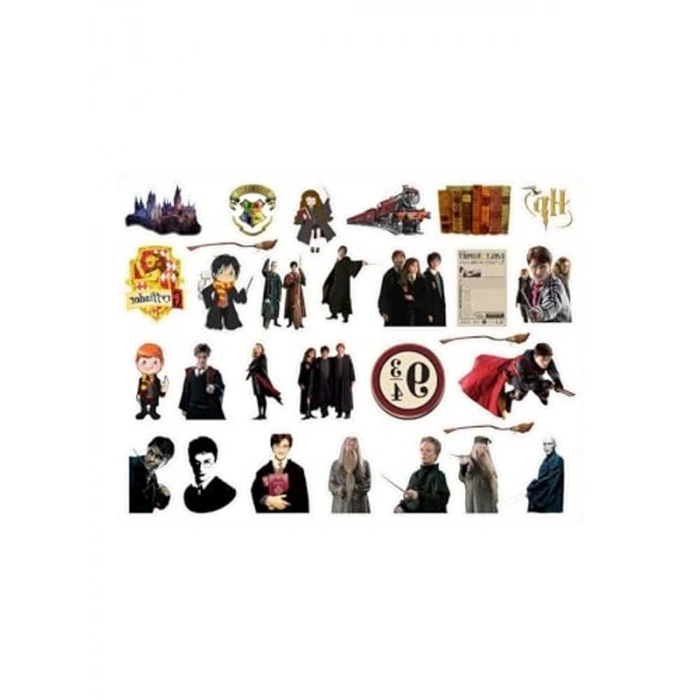 Harry Potter Temalı Sticker - 54 Adet, 2-5 cm Arası
