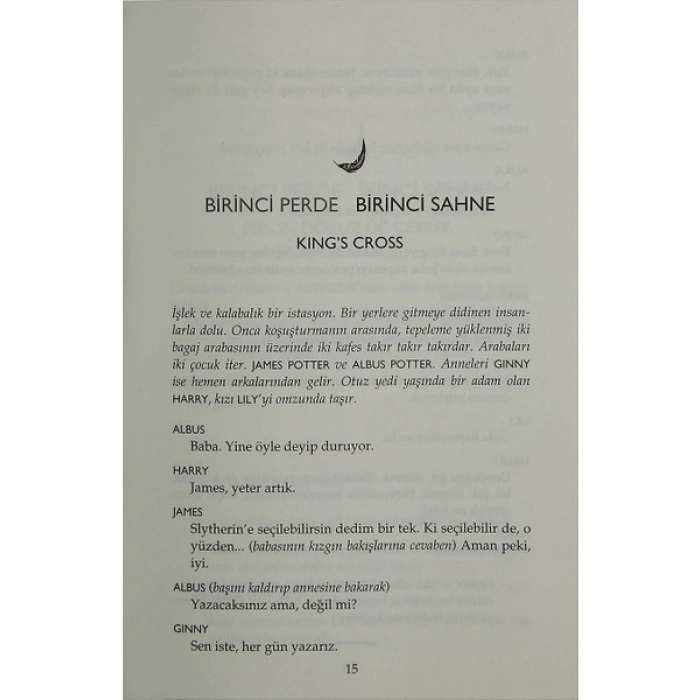 Harry Potter ve Lanetli Çocuk: Birinci ve İkinci Bölüm